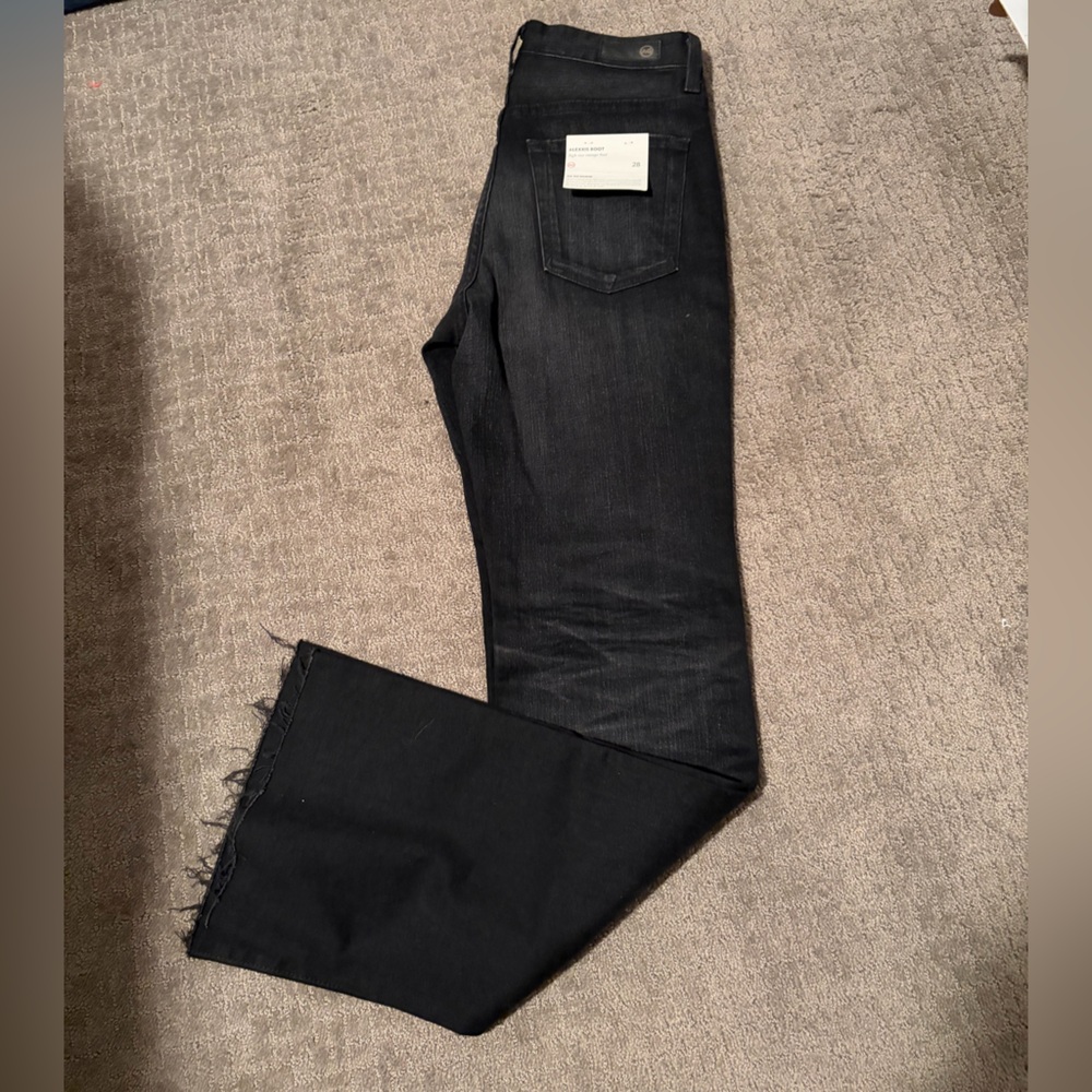 AG Adriano Goldschmied Alexxis Boot Black Jeans